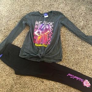 Girls descendants 2 piece legging set